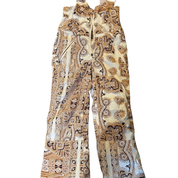 Free People Movement Alpine Glow Snow Bib Pants Ski Snowboard flared leg - Picture 9 of 9